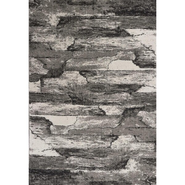 Palacedesigns Polypropylene Grey Area Rug - 7 ft. 10 in. x 10 ft. 10 in. PA3654295 - main